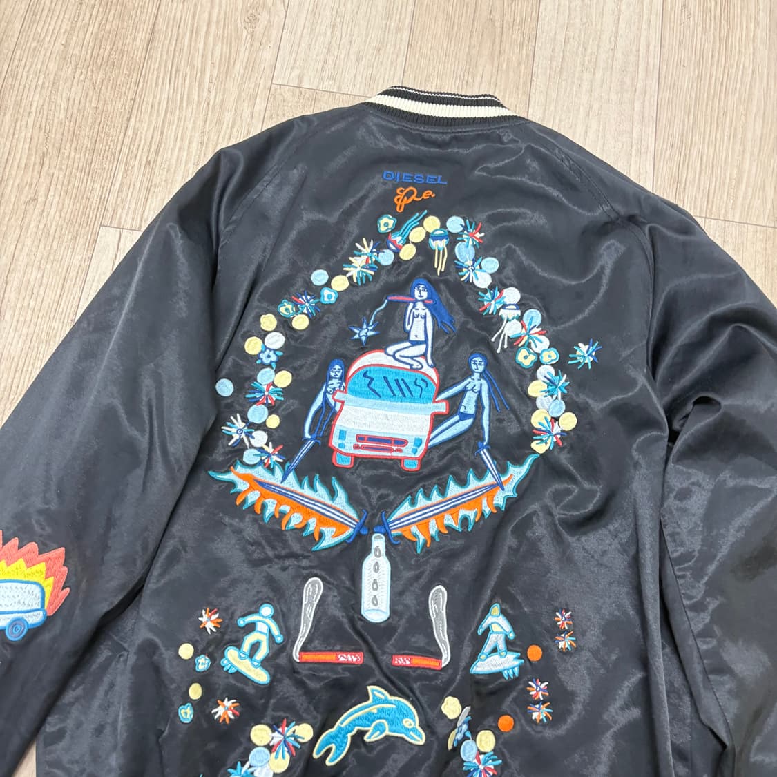 디젤 스카잔 리버시블 봄버자켓 상품이미지5