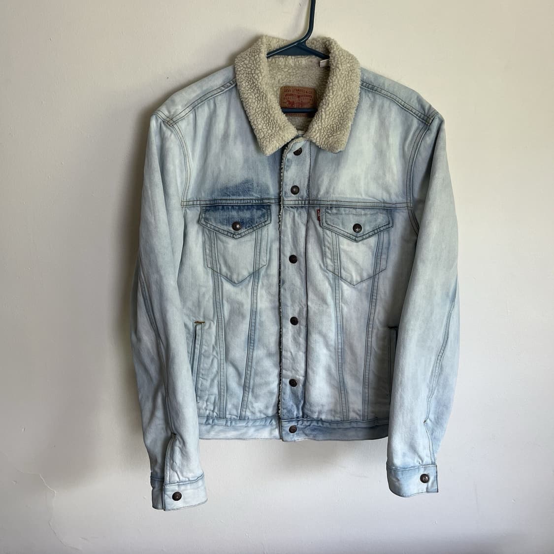 슈프림 x 리바이스 쉐르파 데님 자켓 라이트블루 상품이미지1