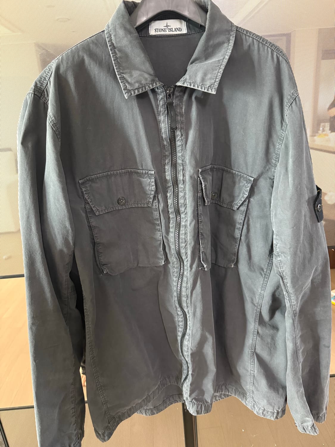 스톤아일랜드 올드이펙트 오버셔츠 XXL 상품이미지2