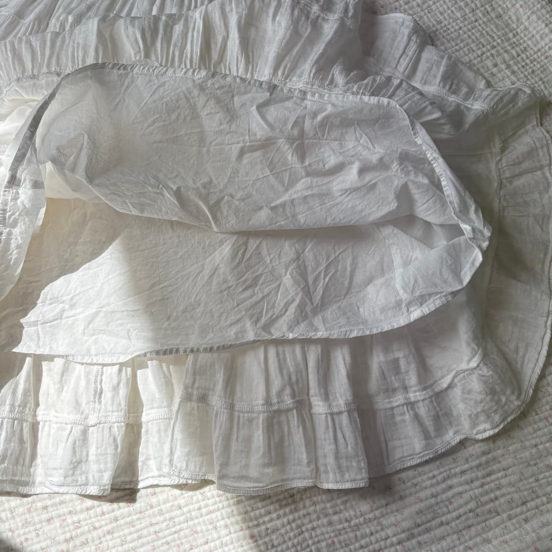 JPN/ 모리걸캉캉스커트 모리룩치마 코지모리 화이트 캉캉 스커트  상품이미지6