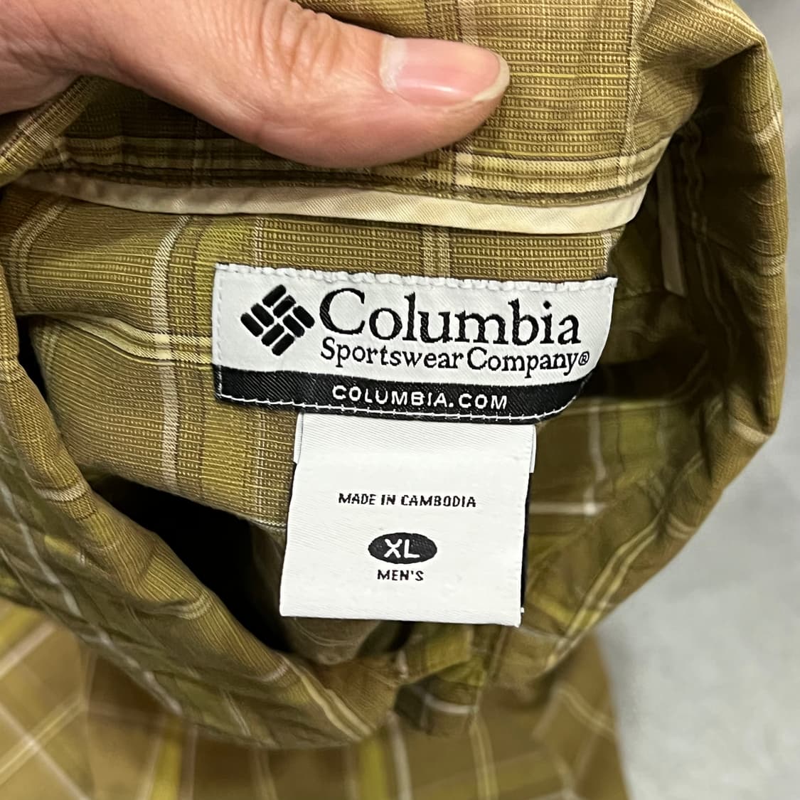  컬럼비아 체크 하프 셔츠 y16245 상품이미지6