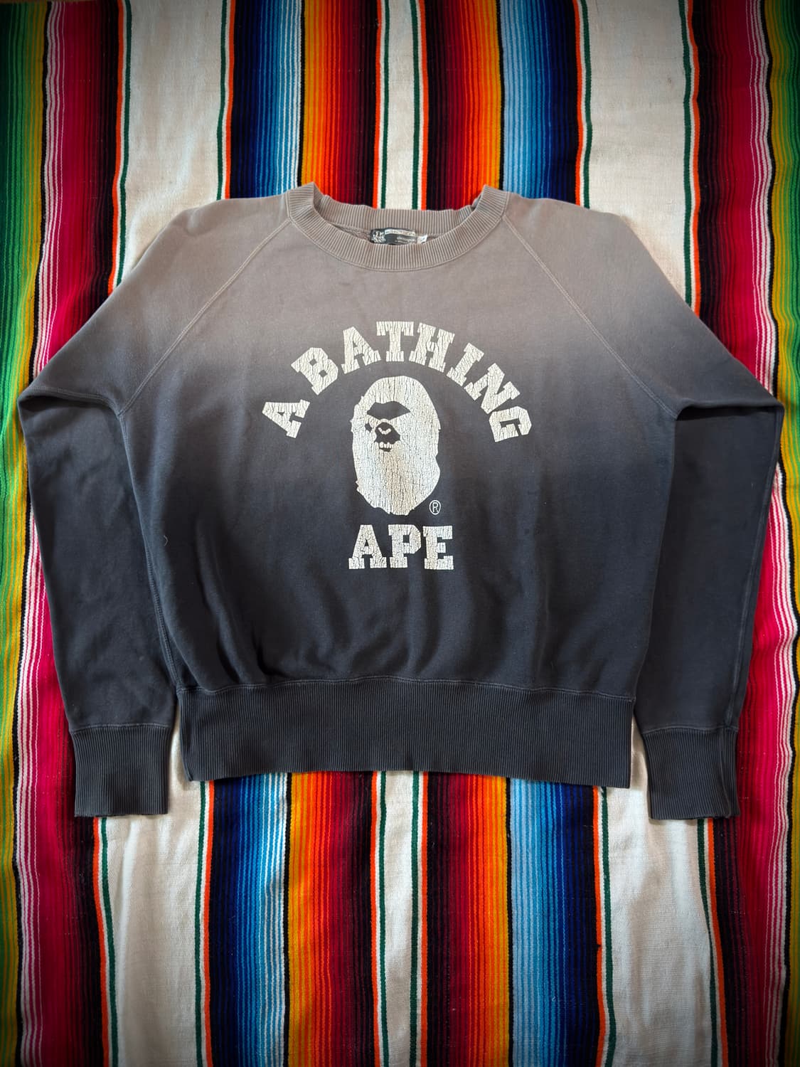 00s OG A BATHING APE 베이프 그라데이션 스웻셔츠 상품이미지1