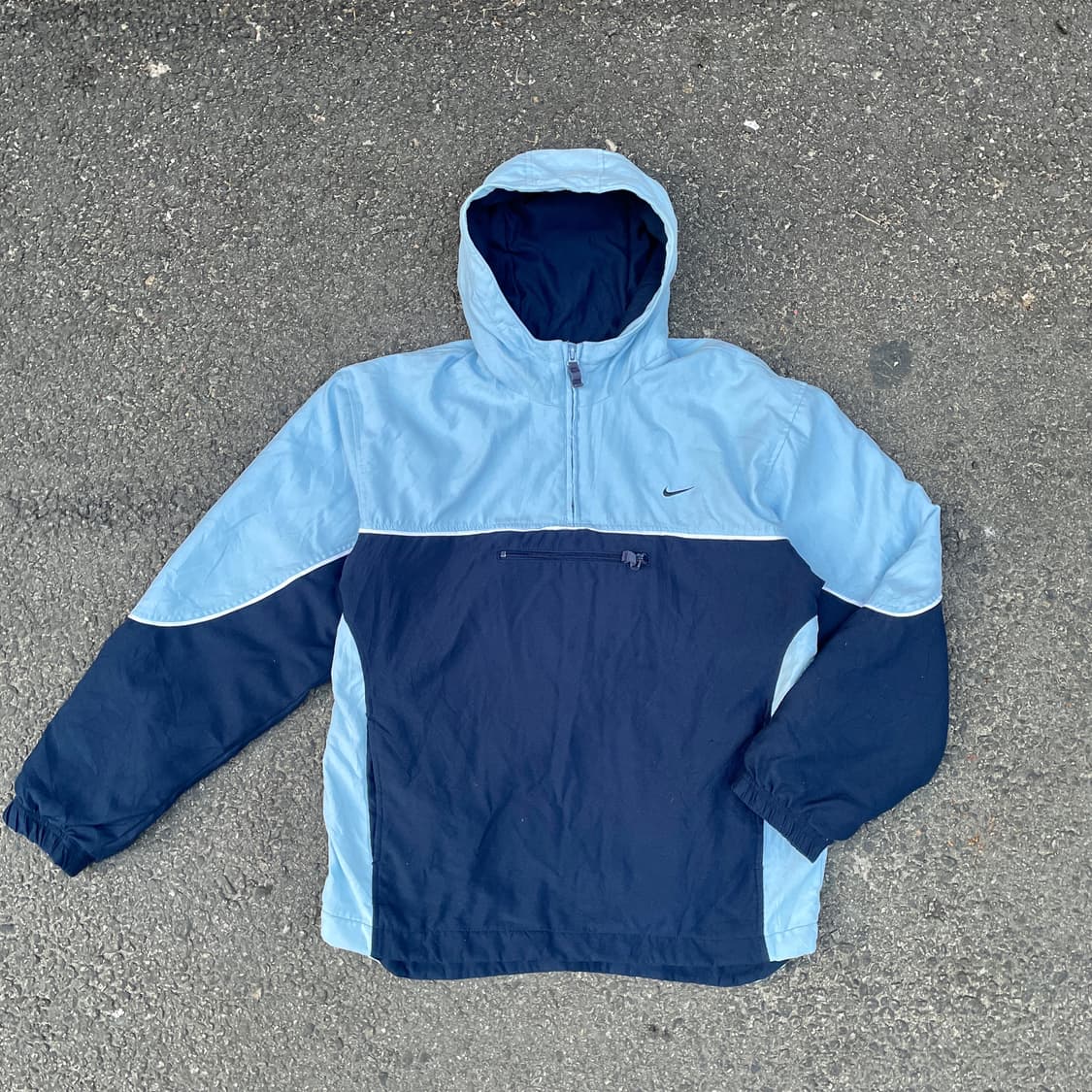00s 나이키 대장급 빅로고 올드스쿨 아노락 트랙자켓 바람막이 실측 L 상품이미지1