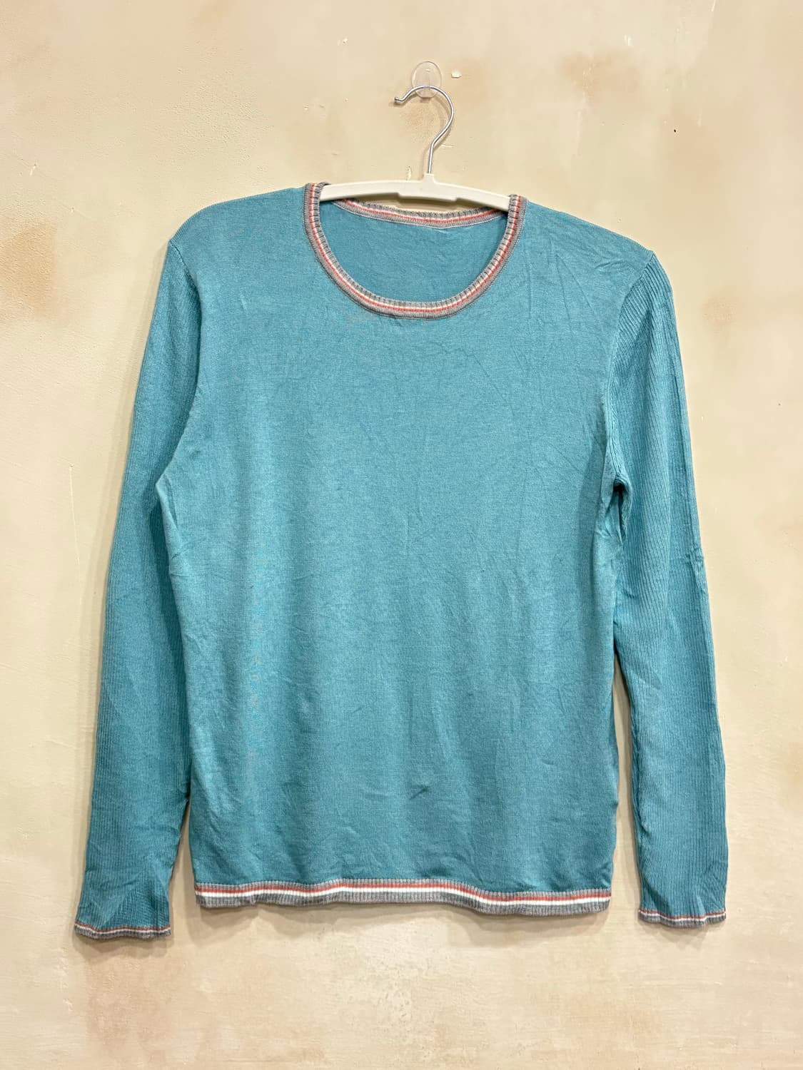 일본 빈티지 배색 니트 상품이미지1