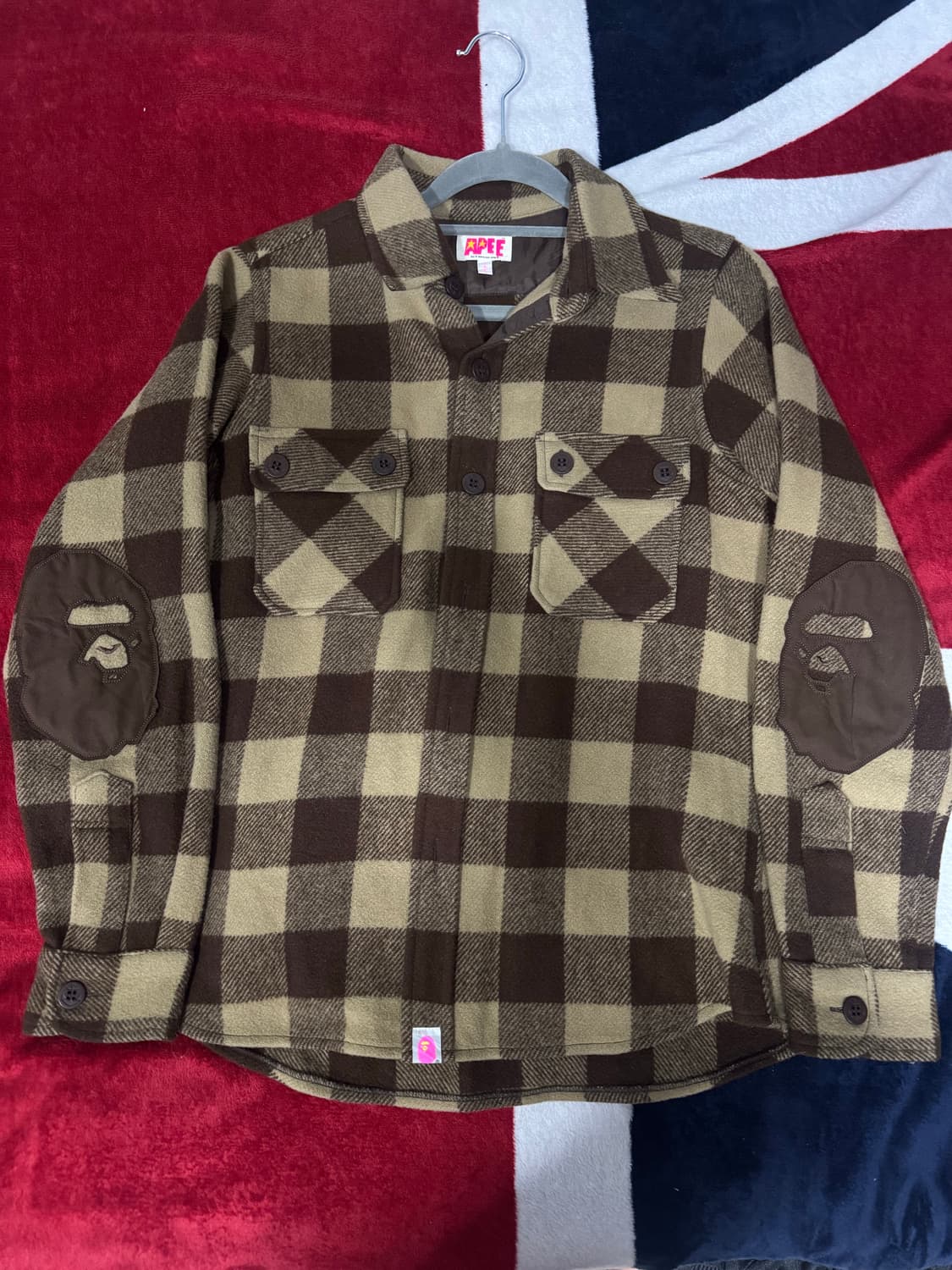 베이프 플란넬 울셔츠 일본판 상품이미지1