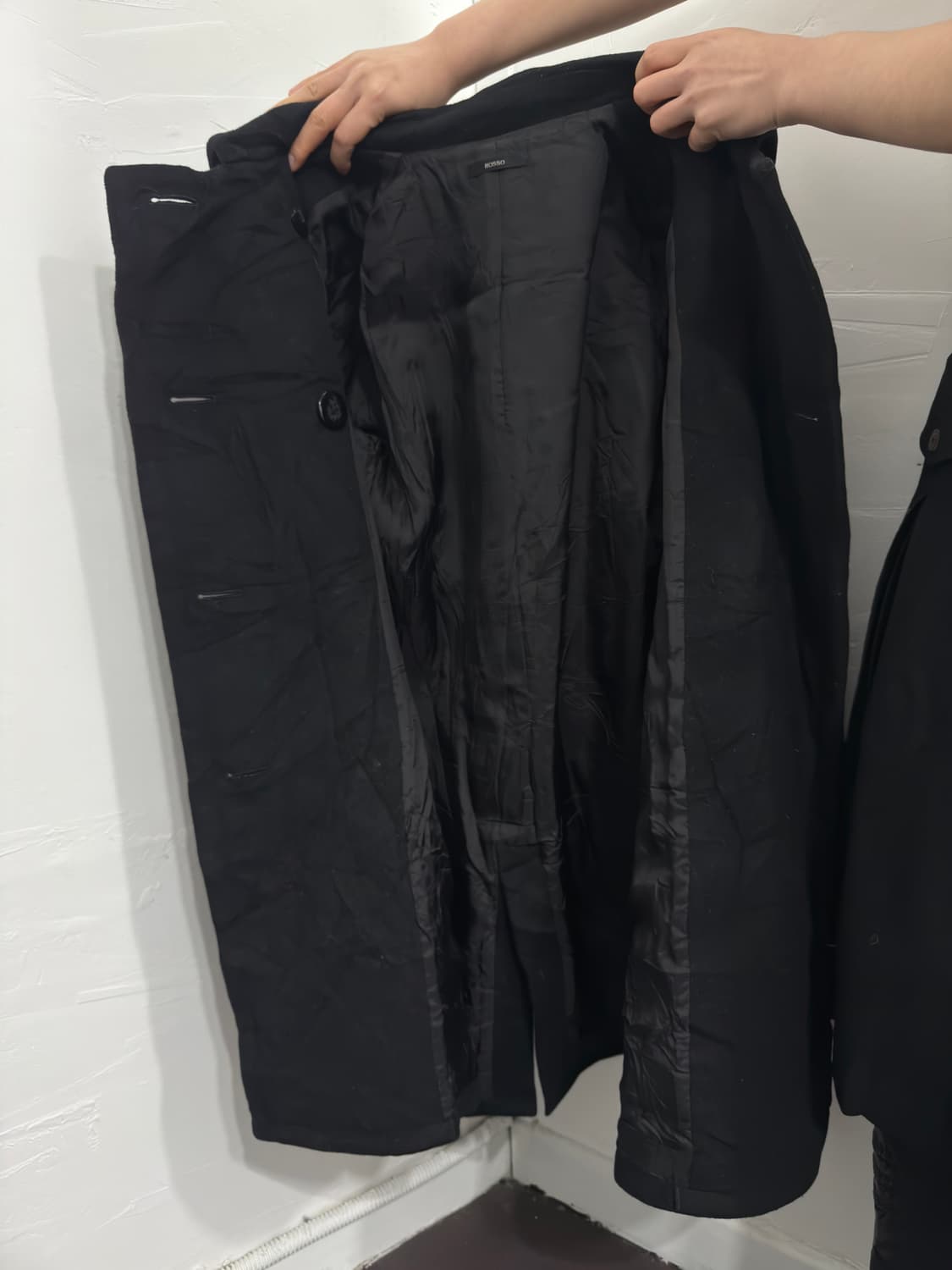 rosso button wool coat 상품이미지6