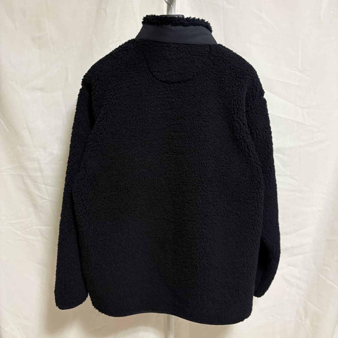 유니클로 X 화이트마운티니어링 후리스 스냅 풀오버 / 블랙, M 상품이미지7