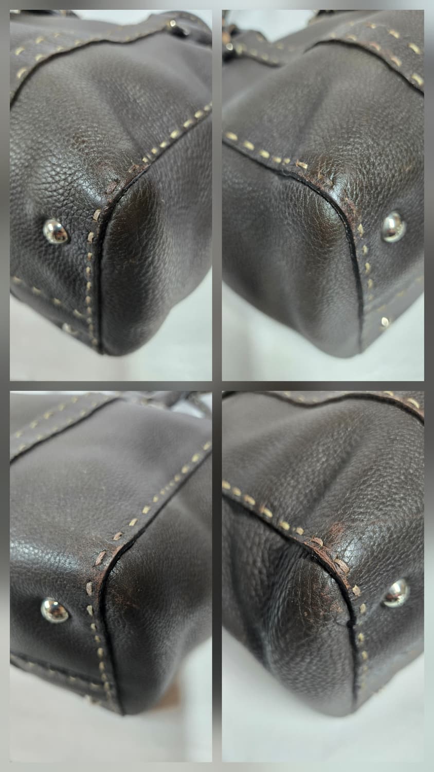 팬디 셀러리아 레더 토트백  상품이미지5