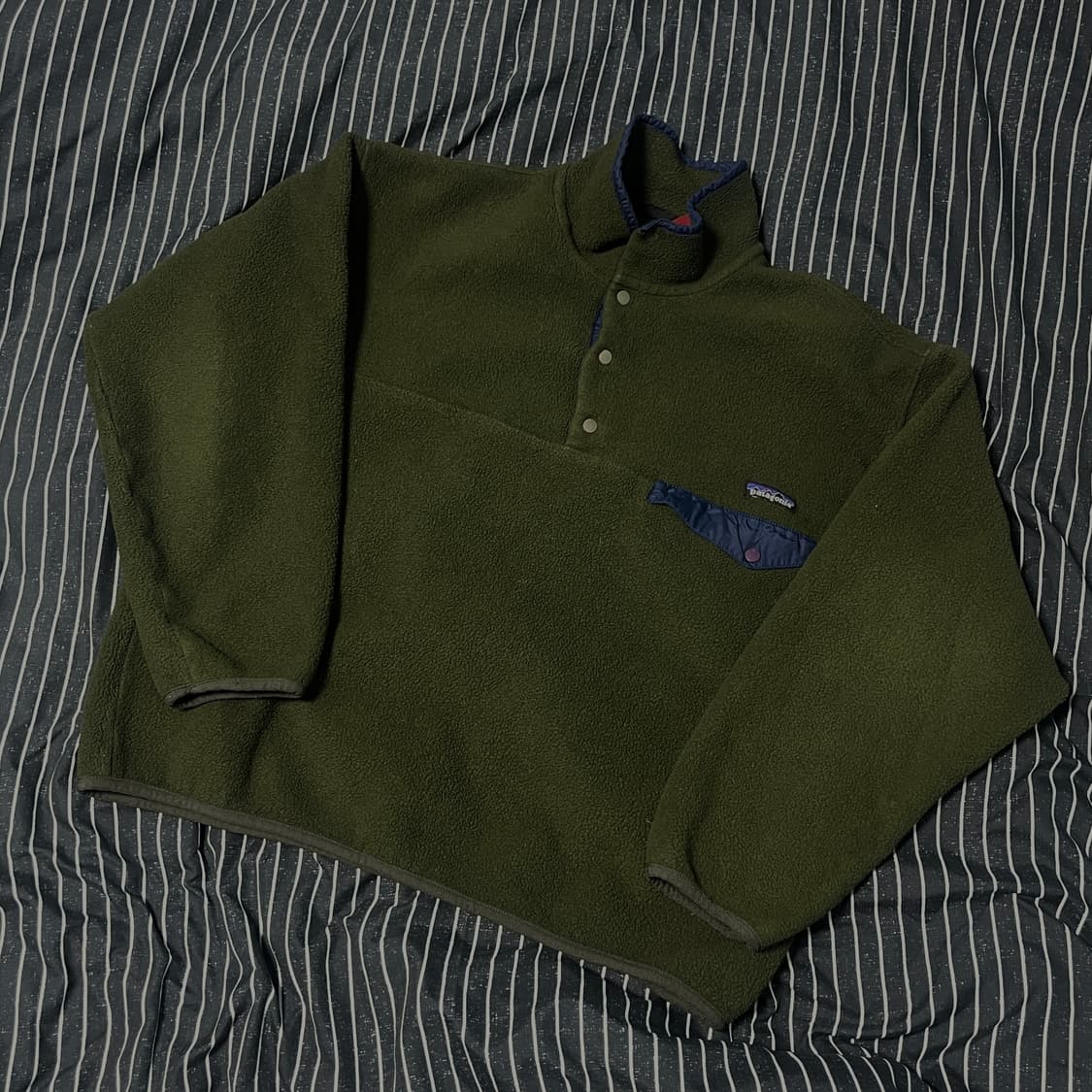 90s  파타고니아 신칠라 후리스 L 딥그린 상품이미지2