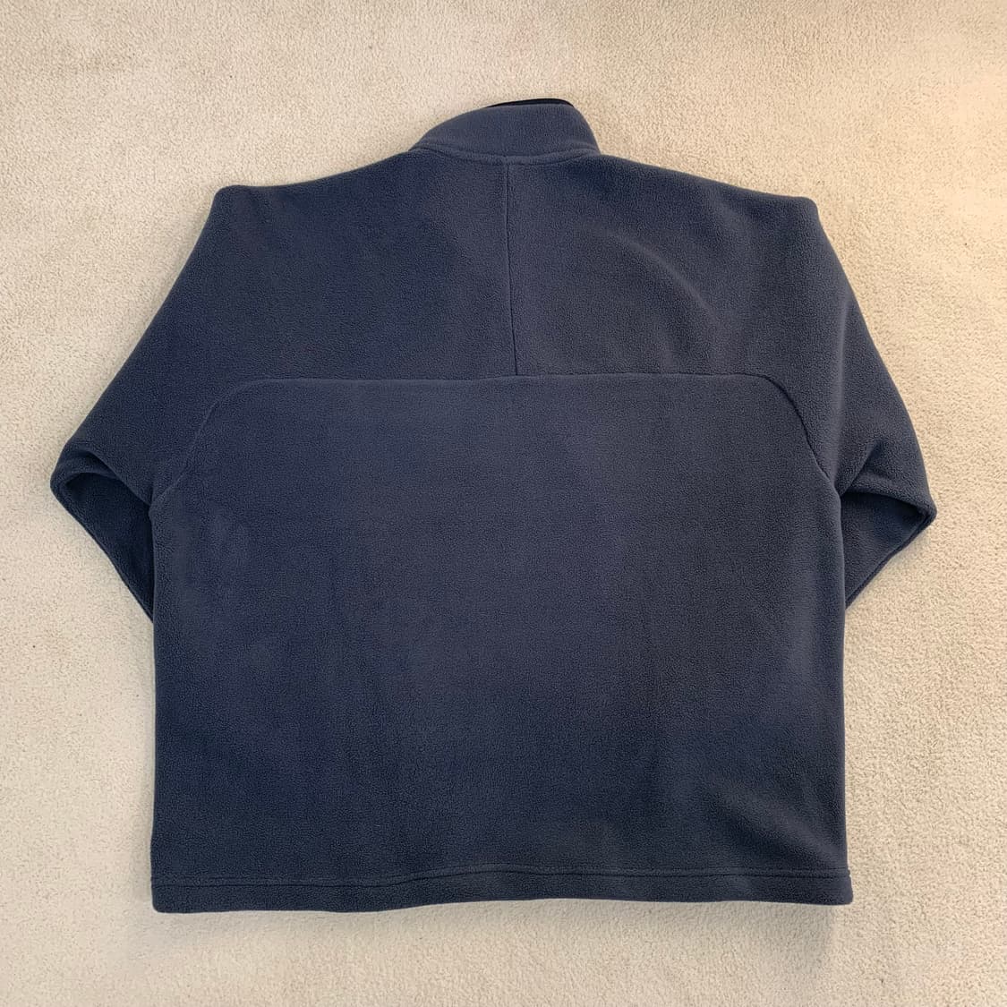 유니클로 후리스 하프집업 오버사이즈 풀오버(XL/다크그레이)신칠라 플리스 상품이미지5