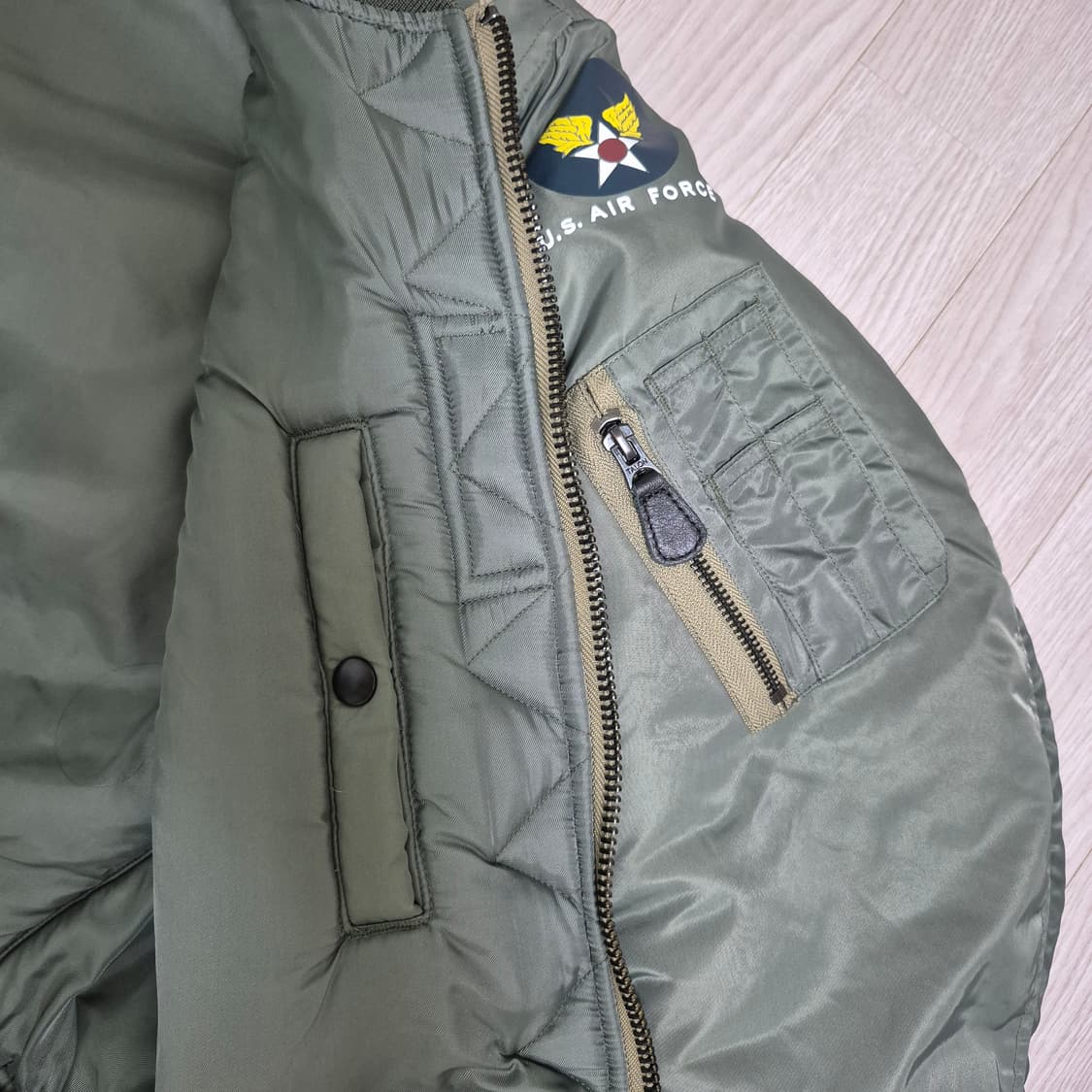 브론슨 ma-1 m사이즈 판매합니다.(중국버전) 상품이미지4