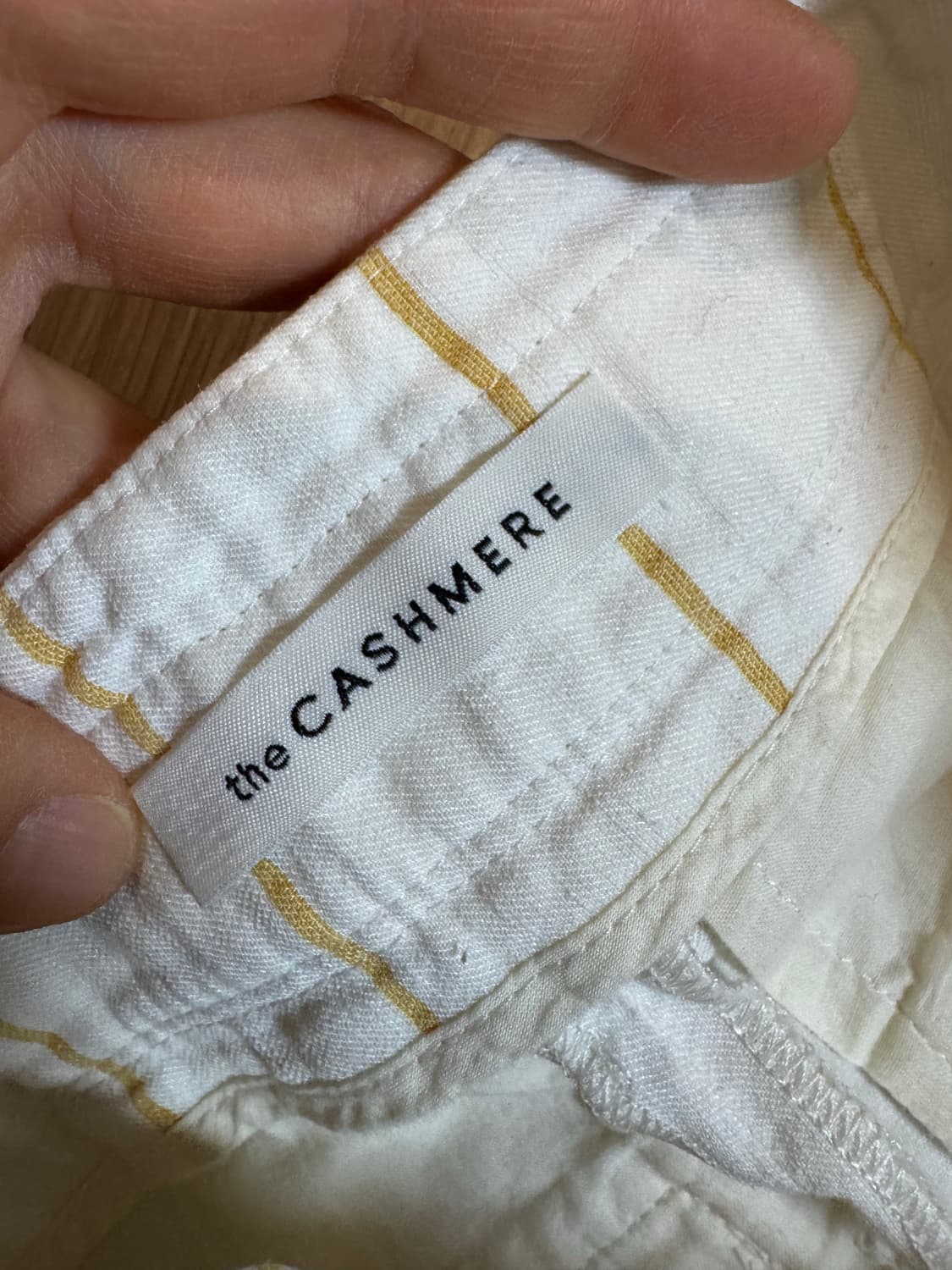 한섬 더캐시미어 린넨 팬츠 상품이미지2