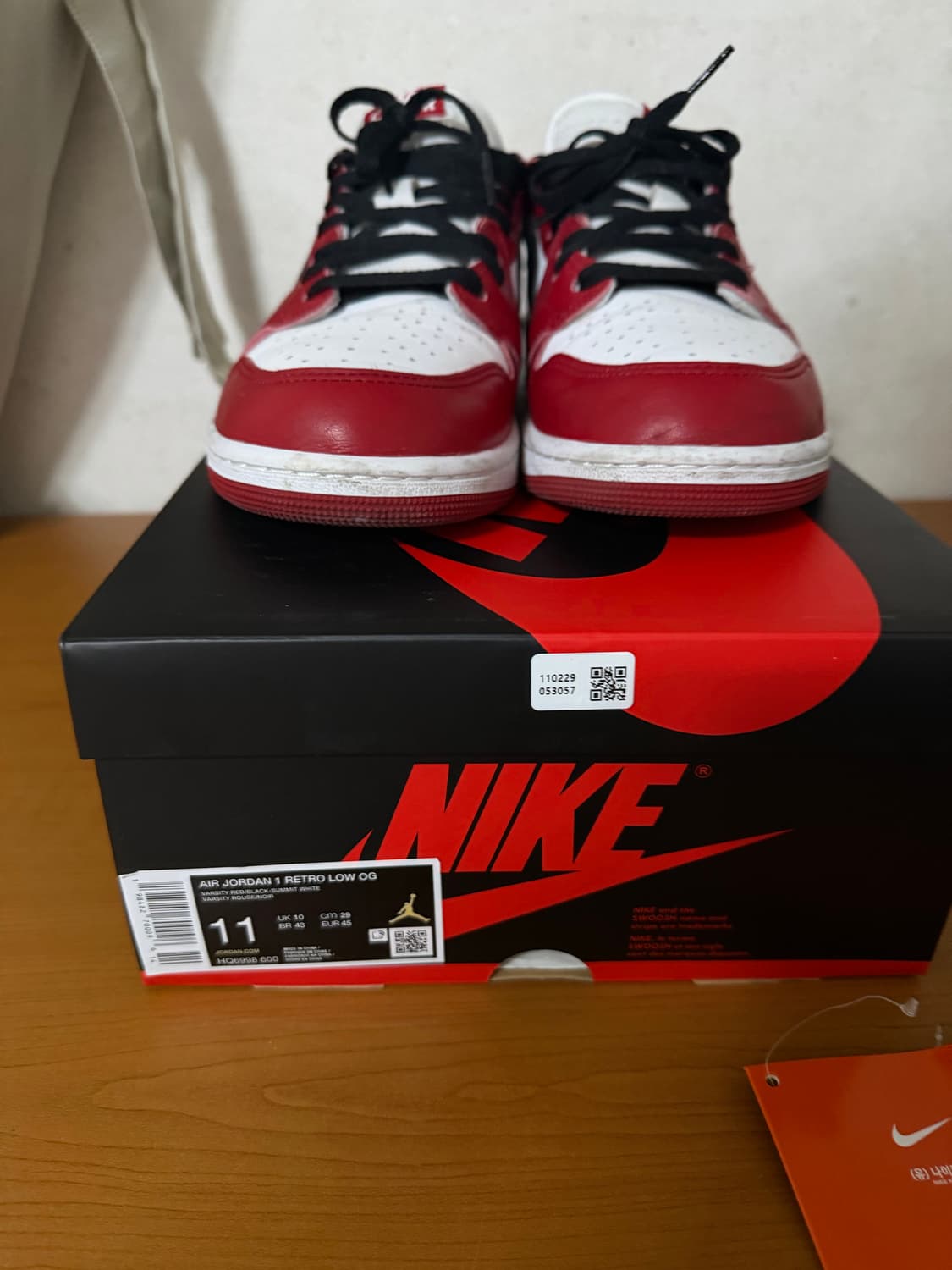 조던 1 레트로 로우 OG 시카고 290 상품이미지1