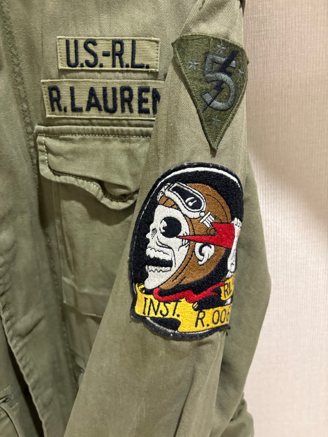 랄프로렌 해골 야상 S 상품이미지2