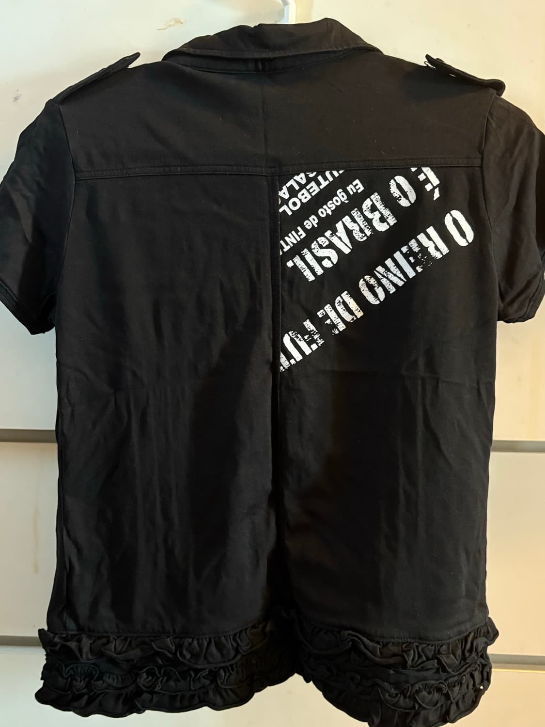 빈티지 레이스 펑크 탑 M-L 상품이미지4