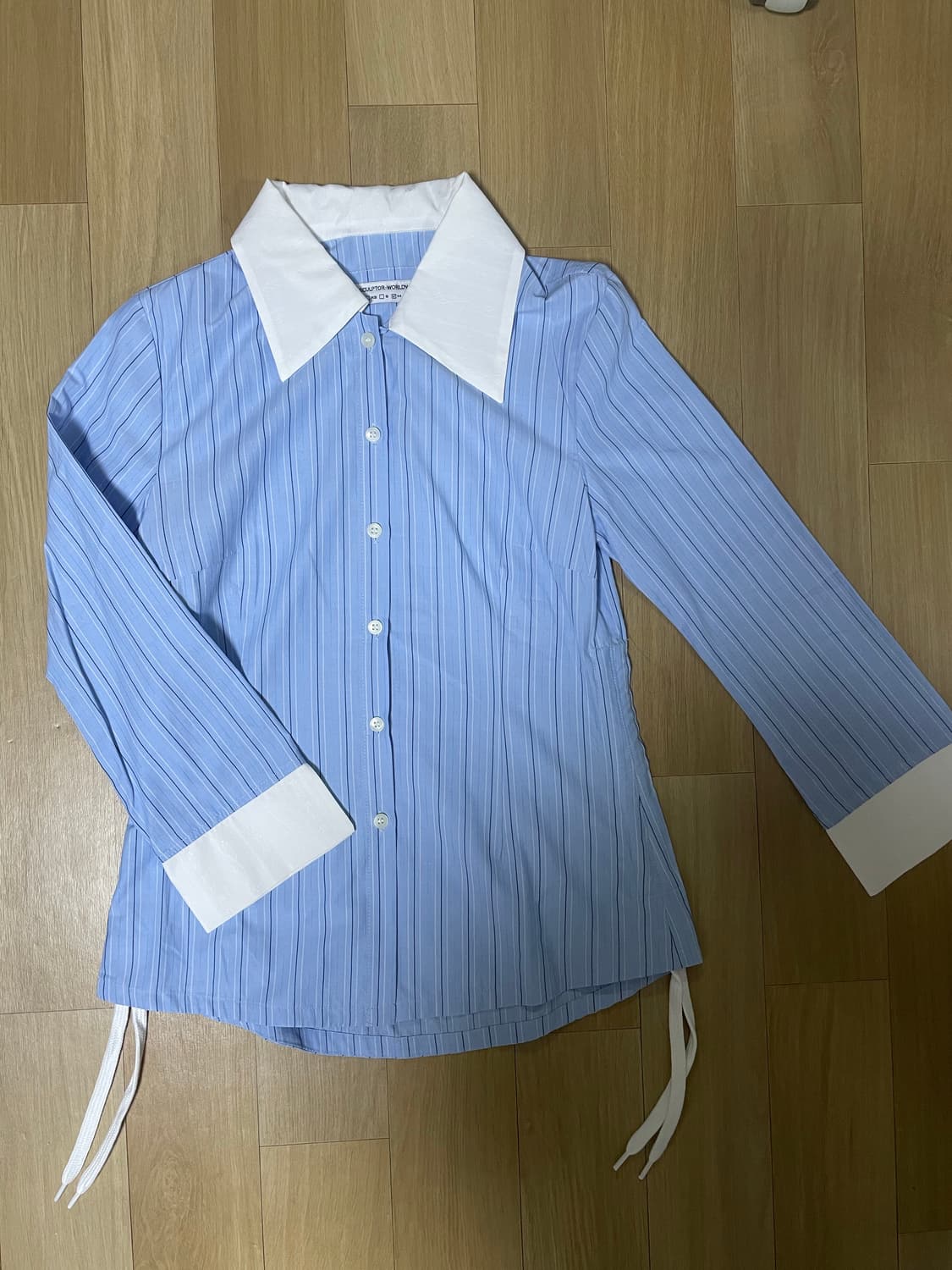 스컬프터 슈레이스 셔링 셔츠 클래식블루 (M사이즈) 상품이미지5