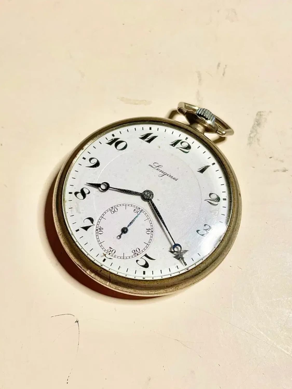 1920년대 빈티지 론진 회중시계 청침 LONGINES 엔틱 상품이미지1