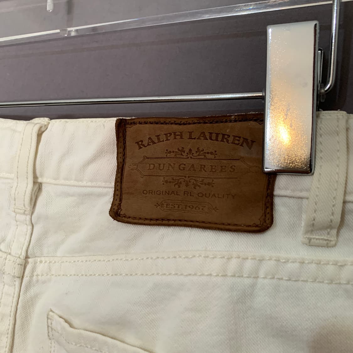 26인치 폴로랄프로렌 아이보리 부츠컷 데님 청바지 상품이미지4