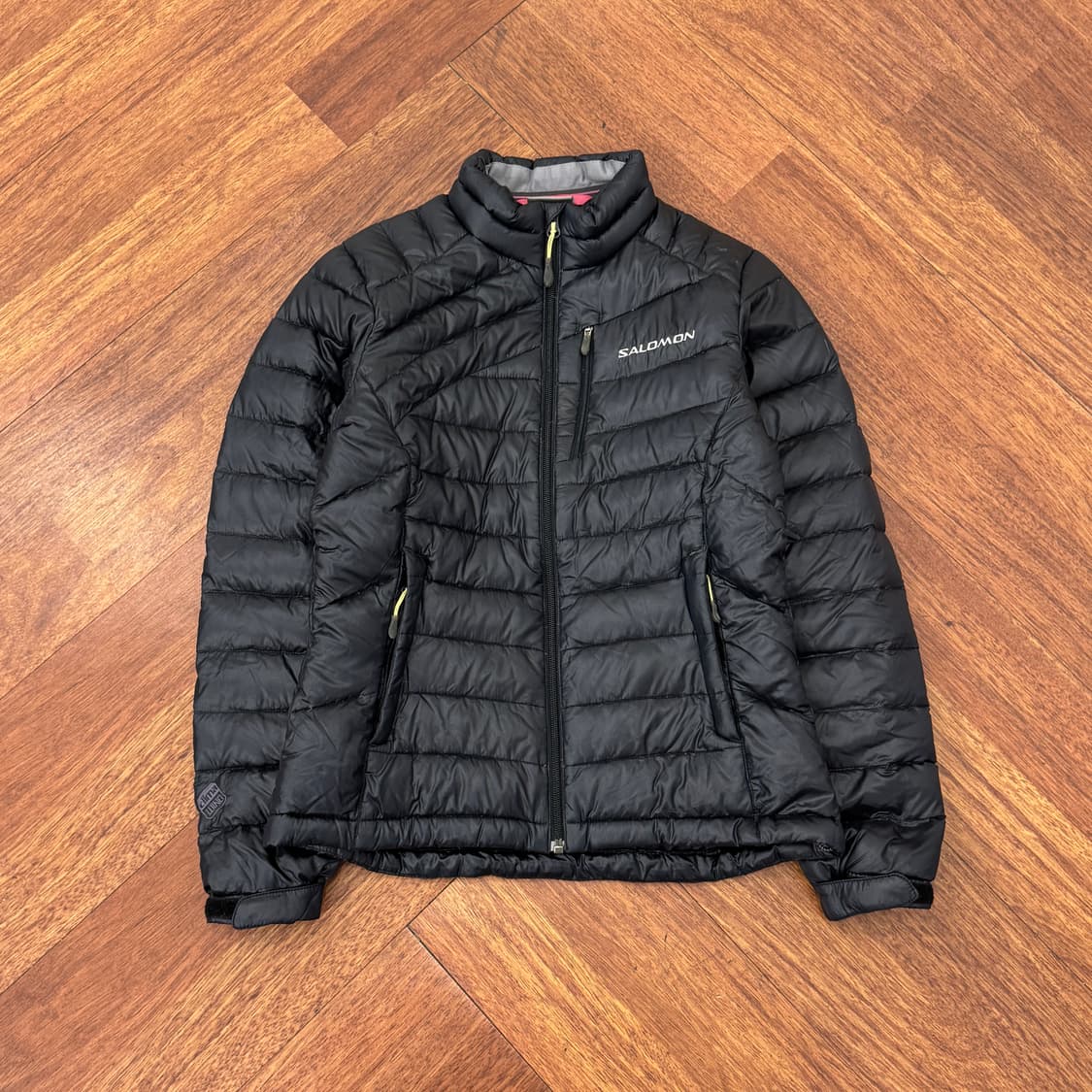 여성용 S(90) 살로몬 블랙 윈드다운 프라임 경량 패딩 자켓  상품이미지1