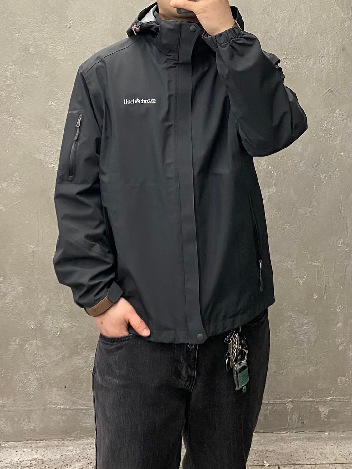 [M] Mont•Bell 몽벨 그레이 윈드브레이커 상품이미지8