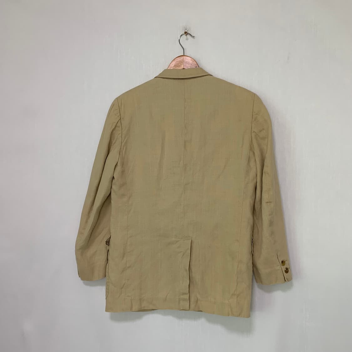 제이프레스 빈티지 린넨 캐주얼 블레이저 자켓 베이지 상품이미지4