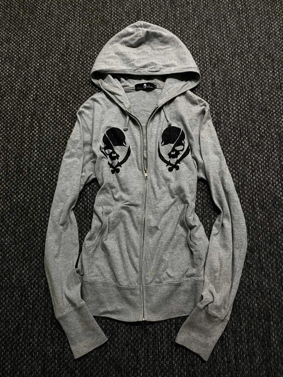 [JPN Brand] Skull Print Hoodie Zip Up펑크 상품이미지1