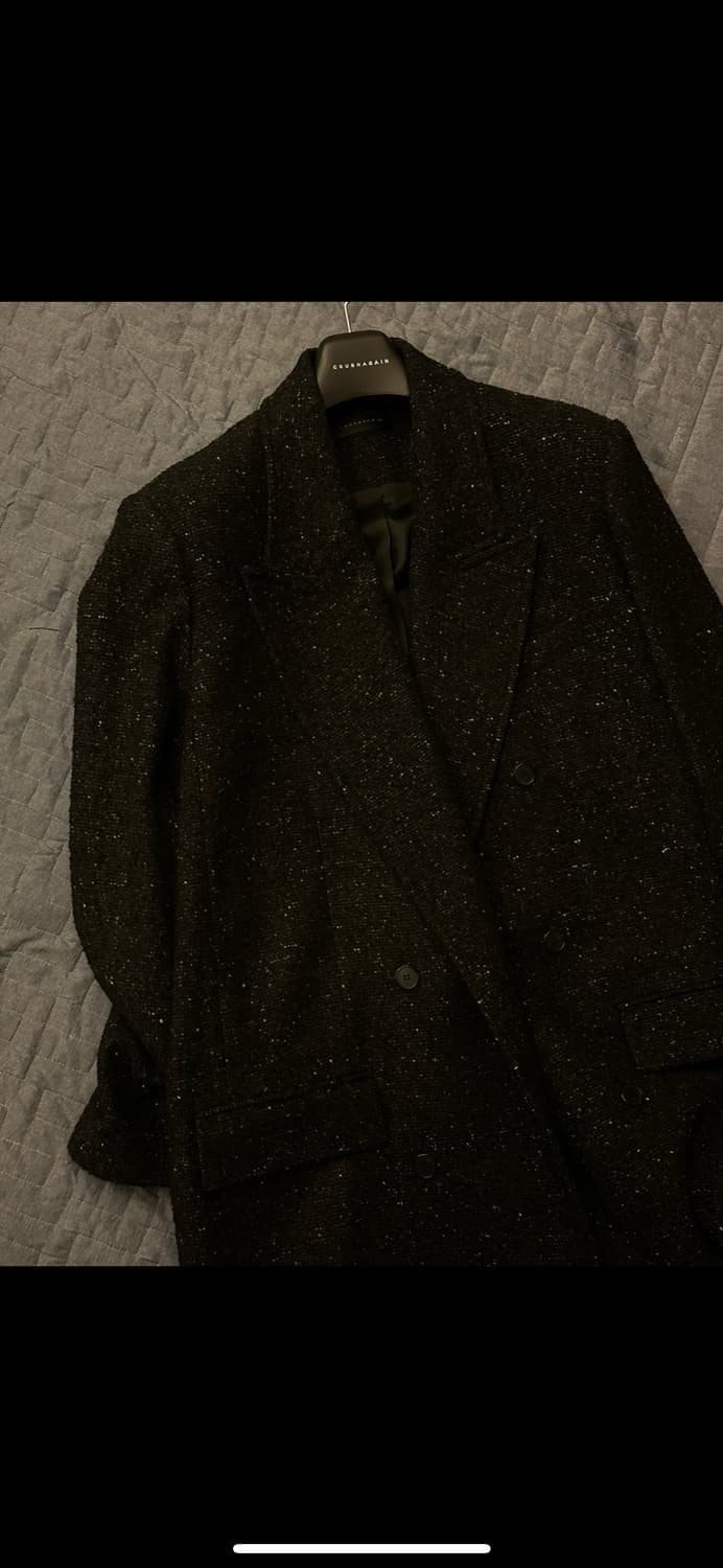 크러쉬어게인 더블 트위드 코트 (렉토 아워레가시 앤더슨벨  상품이미지2