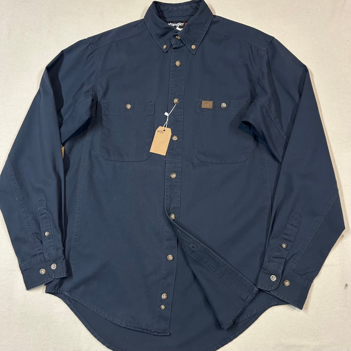 M) Wrangler 랭글러 투포켓 워크웨어 코튼 셔츠 W35 상품이미지2