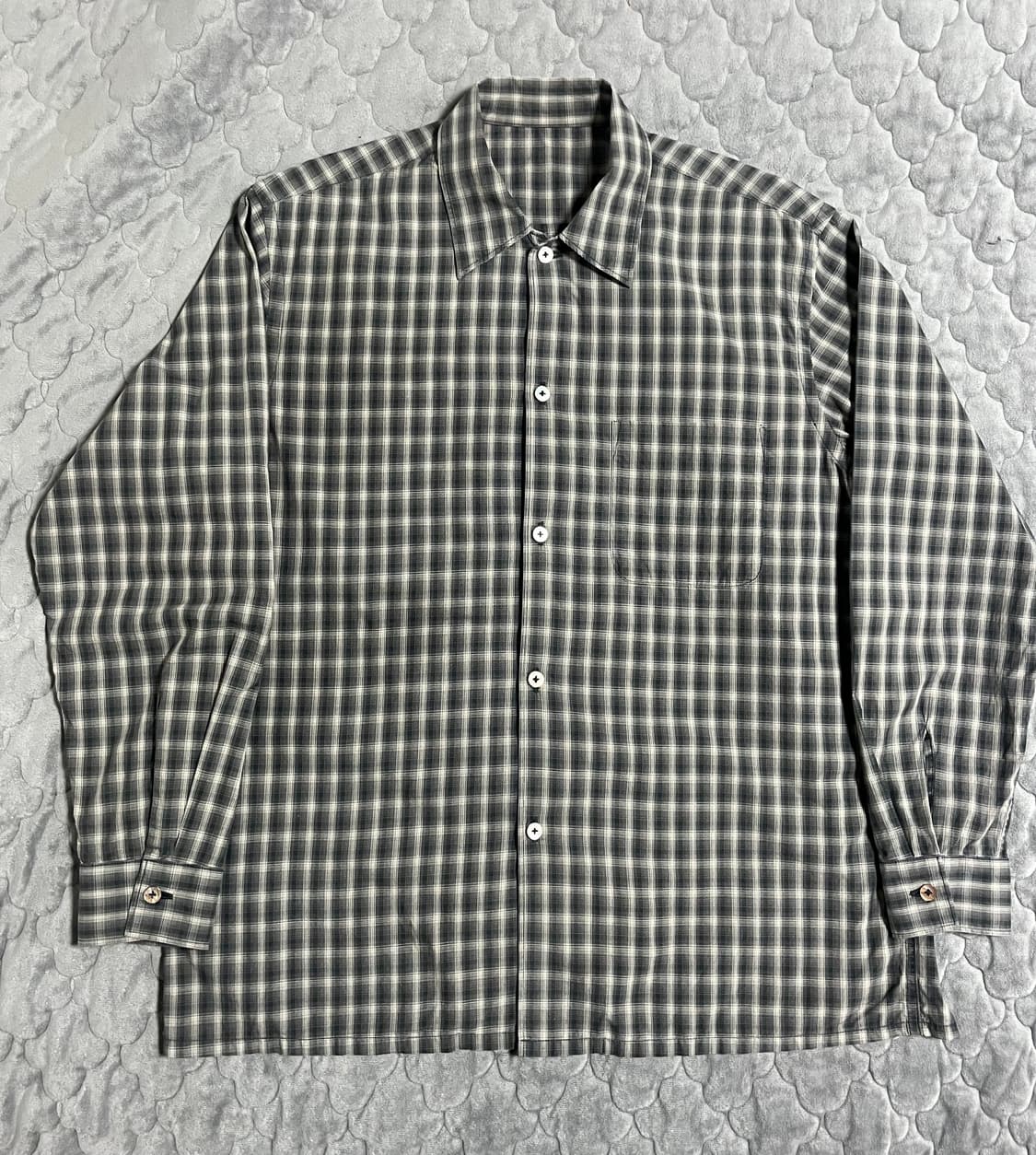 URU 우르 도쿄 플란넬 체크 셔츠 1size 상품이미지1
