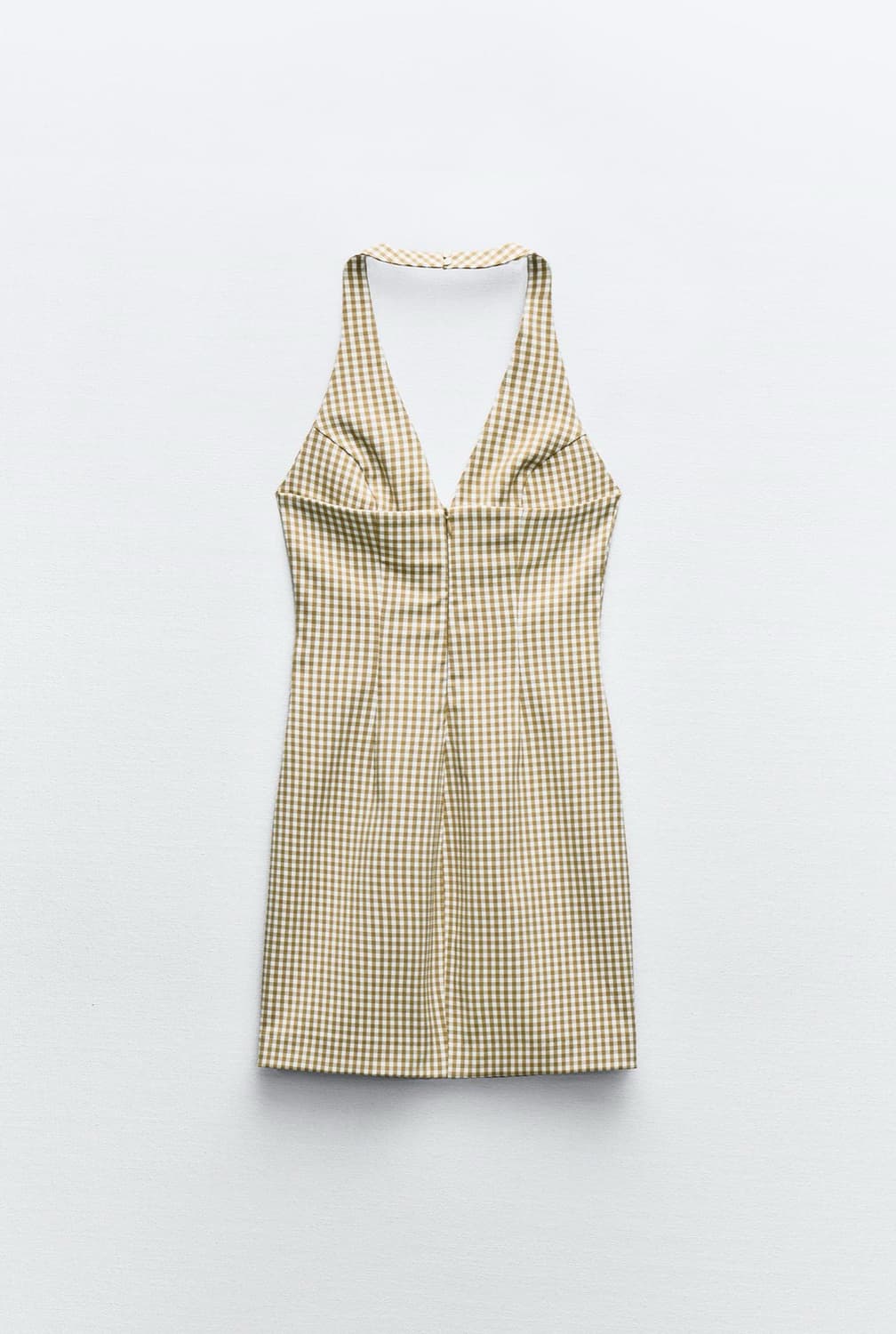 ZARA 자라 체크 홀터넥 원피스 상품이미지2