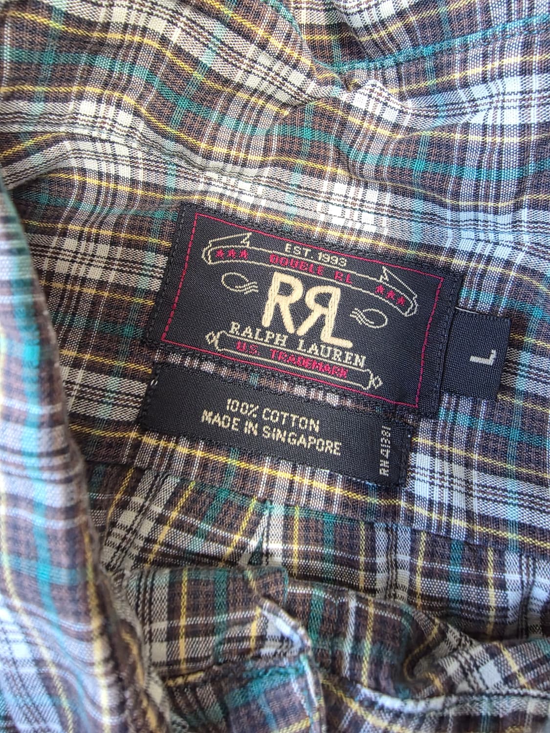 [L] RRL 더블알엘 풀오버 셔츠 상품이미지5