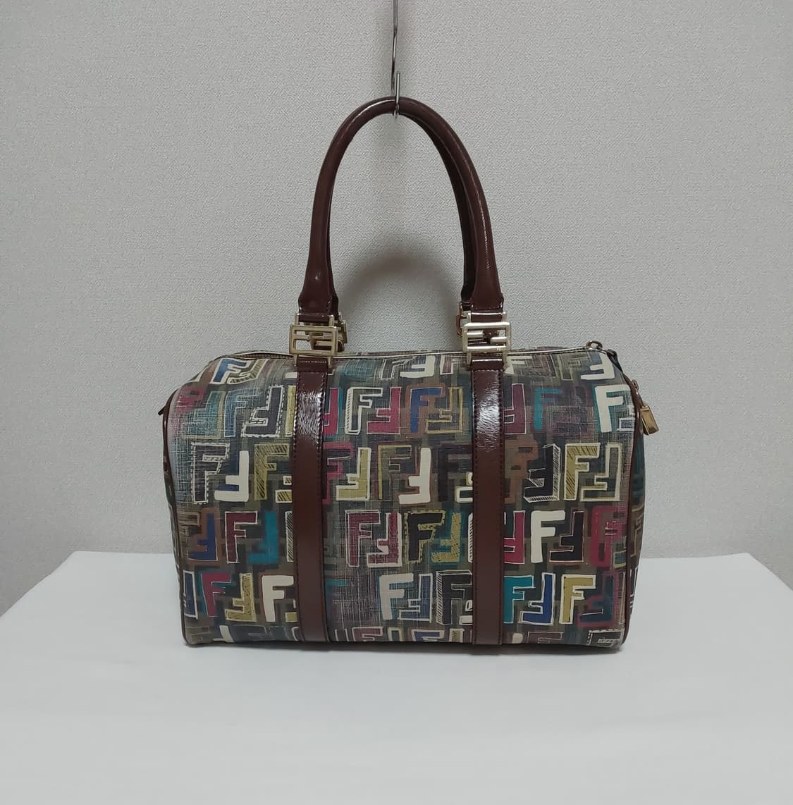 펜디 주카 FF로고 멀티컬러 보스턴백 (정품) 상품이미지6