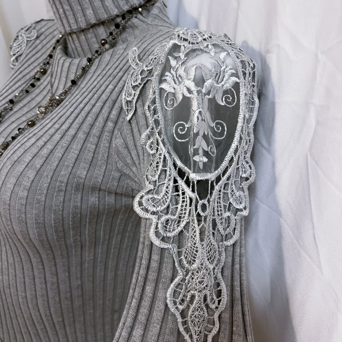 Oriental sheer turtleneck 상품이미지2