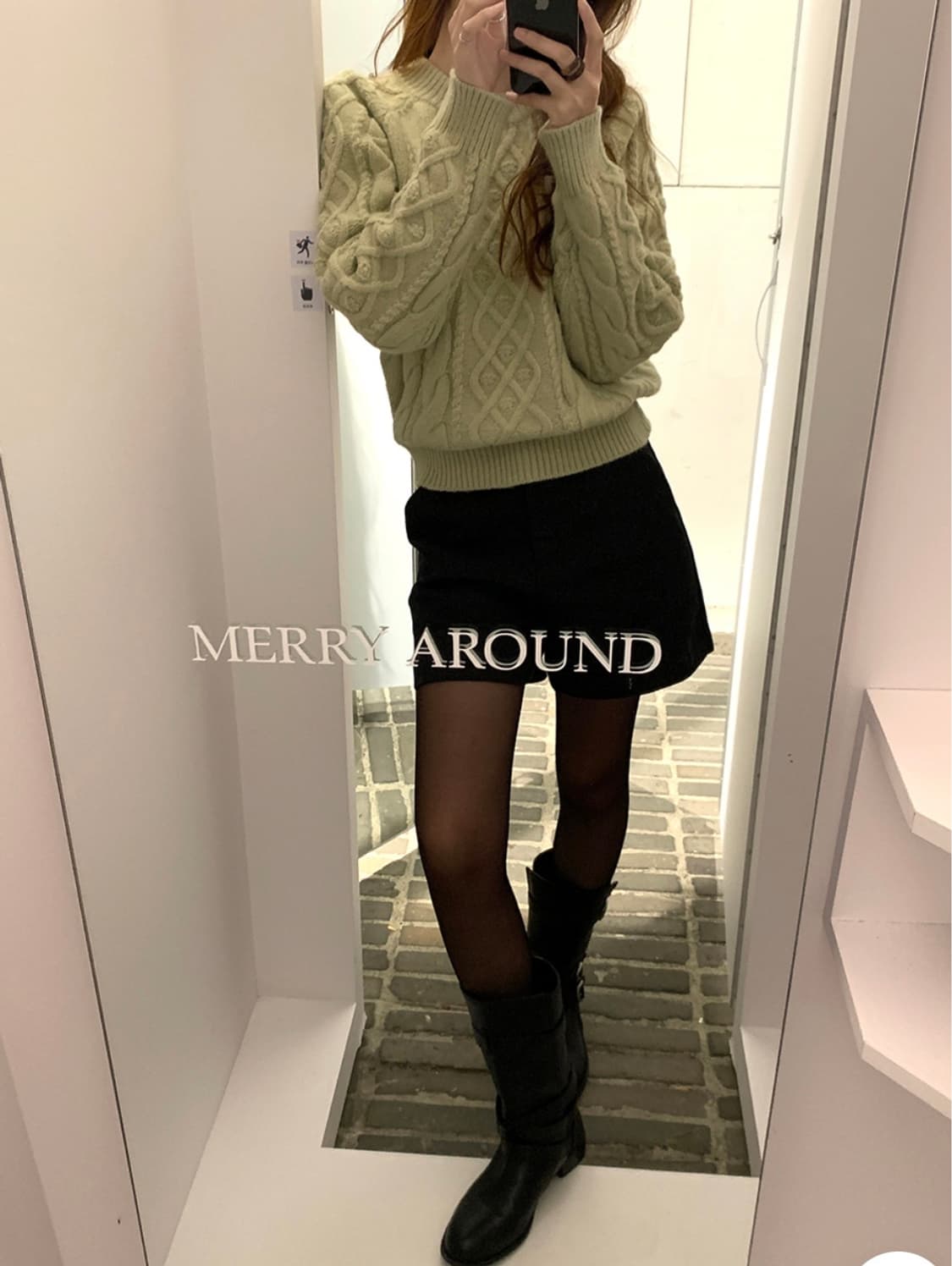 메리어라운드 ofm 베이커 울 노턱 팬츠 반바지 상품이미지2