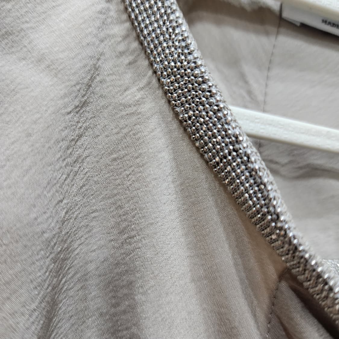 브루넬로쿠치넬리 넥포인트 실크 롱 블라우스 S 상품이미지4