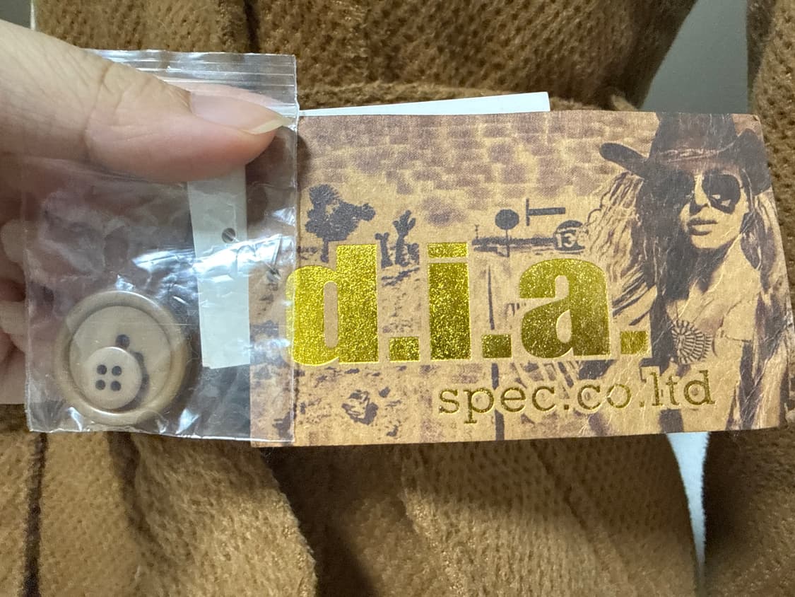 D.i.a 갸루 오네갸루 브라운 금장 코트 상품이미지4