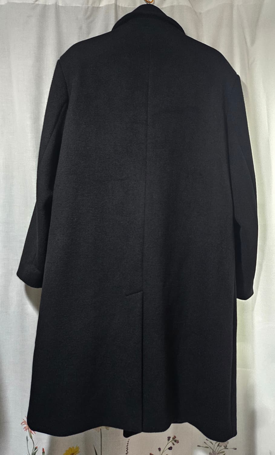 LeAwi 블랙 더블 코트 상품이미지2