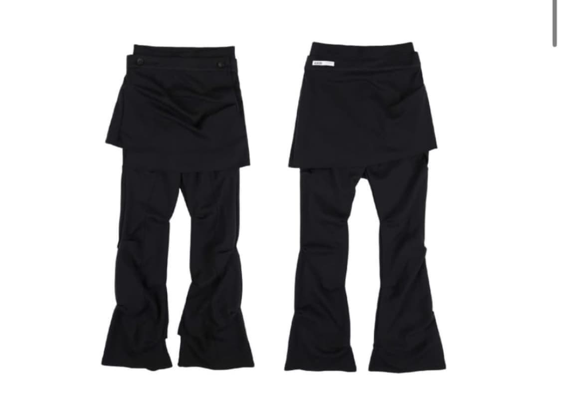 오호스 ojos 랩 오버 턱 팬츠 스커트 팬츠 상품이미지1