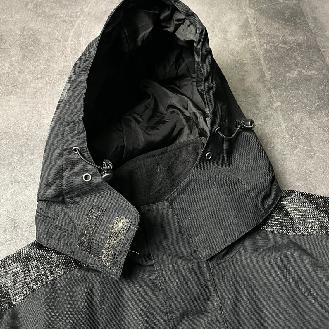 DICKIES 디키즈 블랙 후드 탈부착 베스트 워크 자켓 A00830 상품이미지2