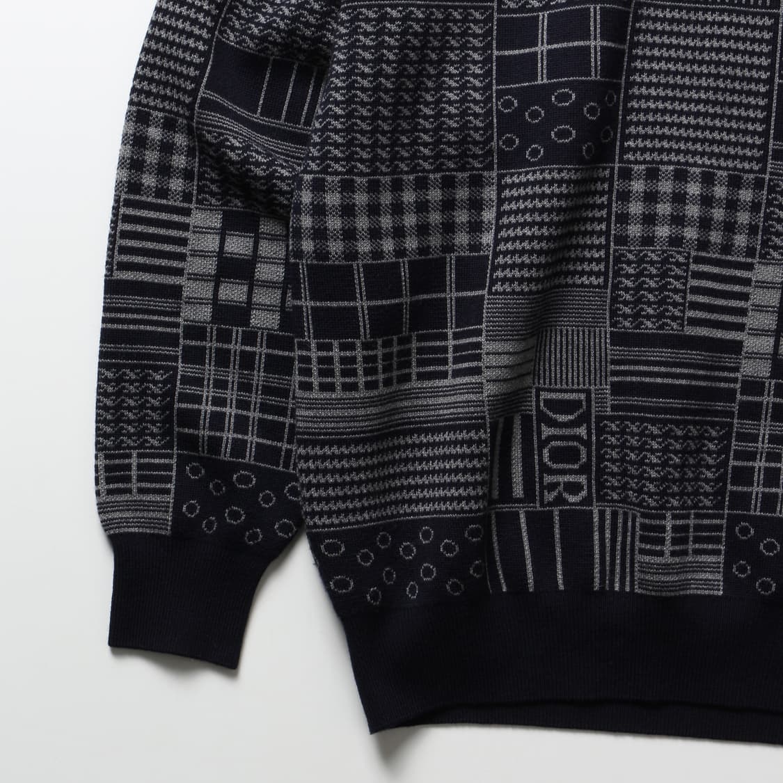 크리스찬 디올 90s 플레이드 니트   상품이미지3