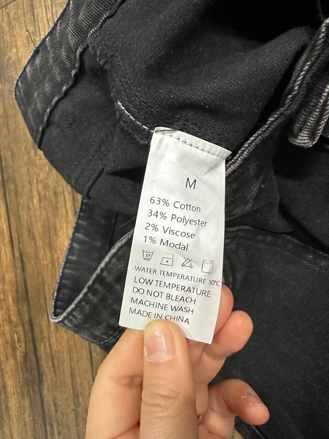 잘생긴카고 데님 팬츠 실측사이즈L 상품이미지6