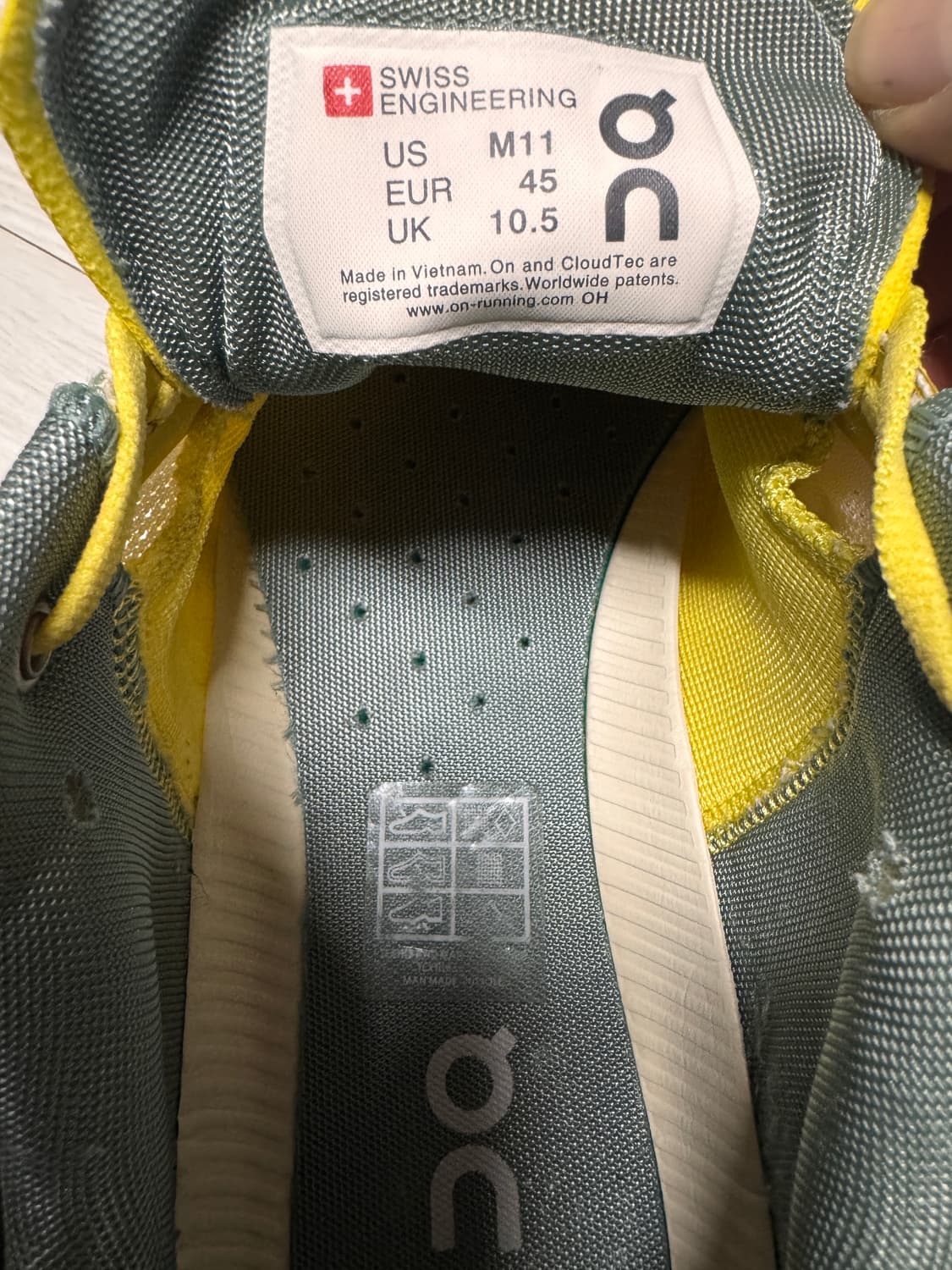 온러닝 클라우드 러너 남성 290mm 상품이미지7