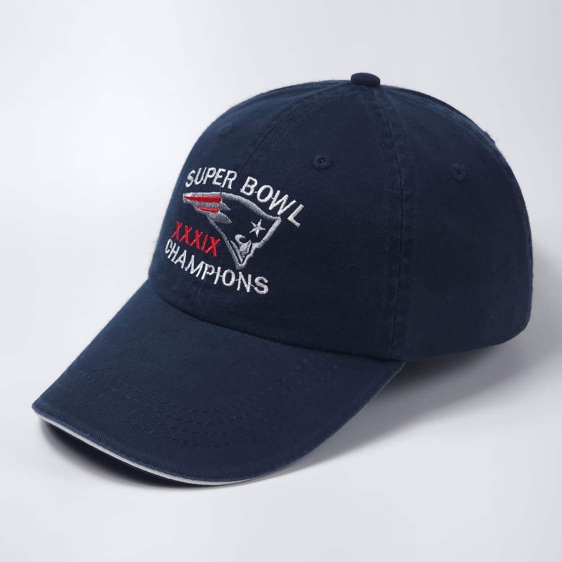 슈퍼볼 XXXIX 뉴잉글랜드 우승 기념 아메리칸 빈티지 NFL 볼캡 모자 상품이미지2