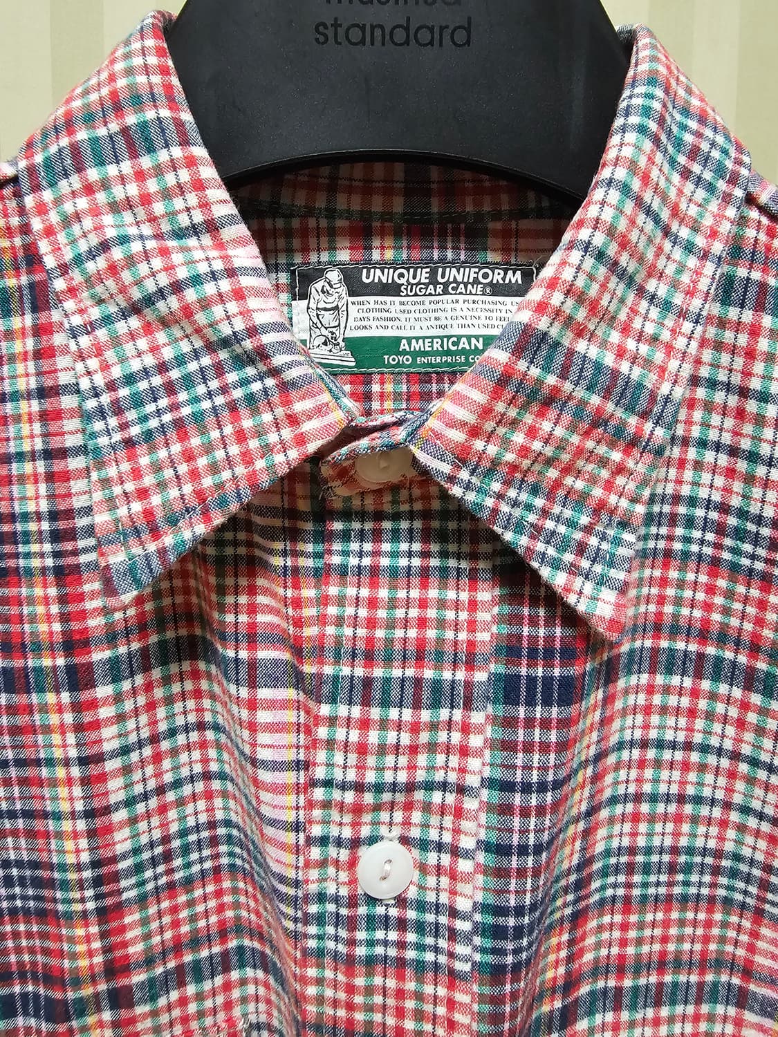 슈가케인 셔츠 코튼 M 상품이미지3