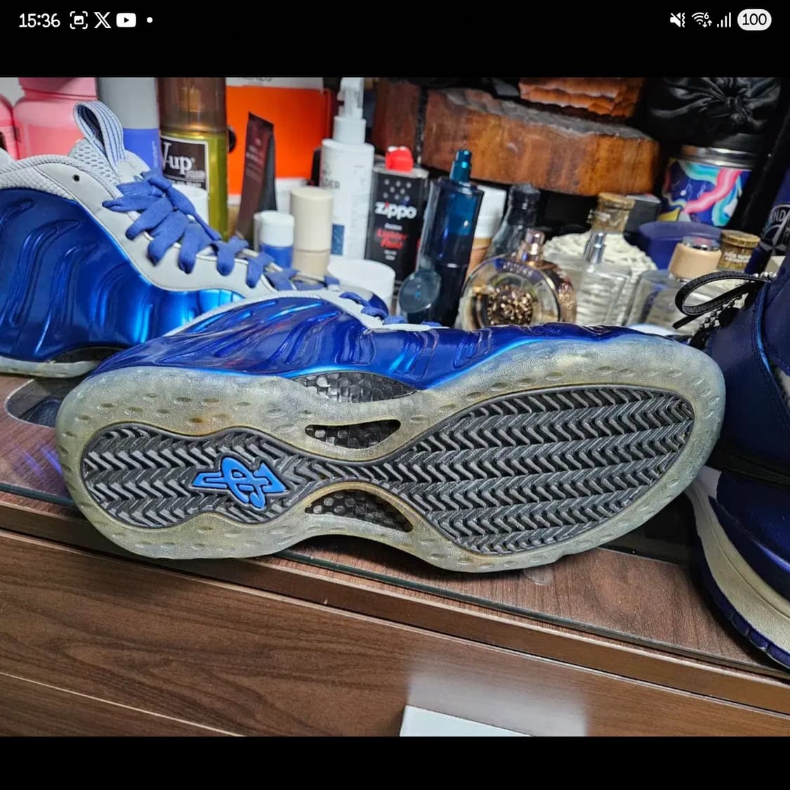 나이키 폼포짓 로얄 블루 게임로얄 스포츠 290 소장품 팝니다  상품이미지6