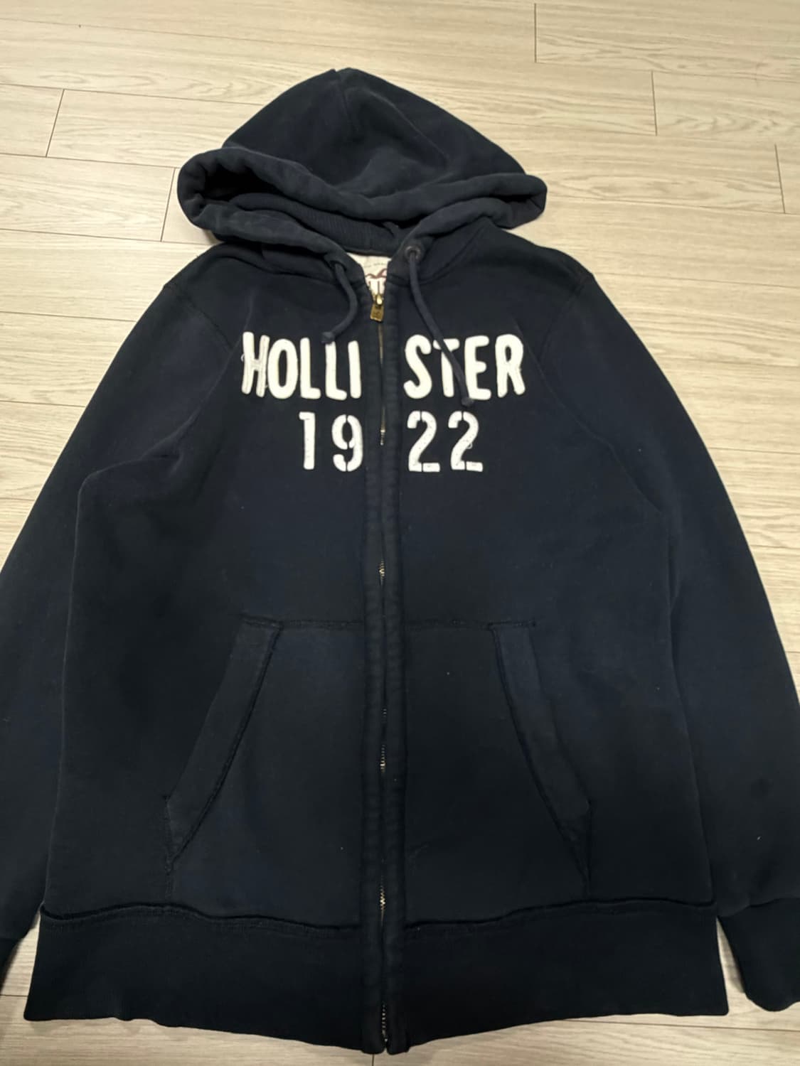 홀리스터 블랙 후드집업 xl 상품이미지2