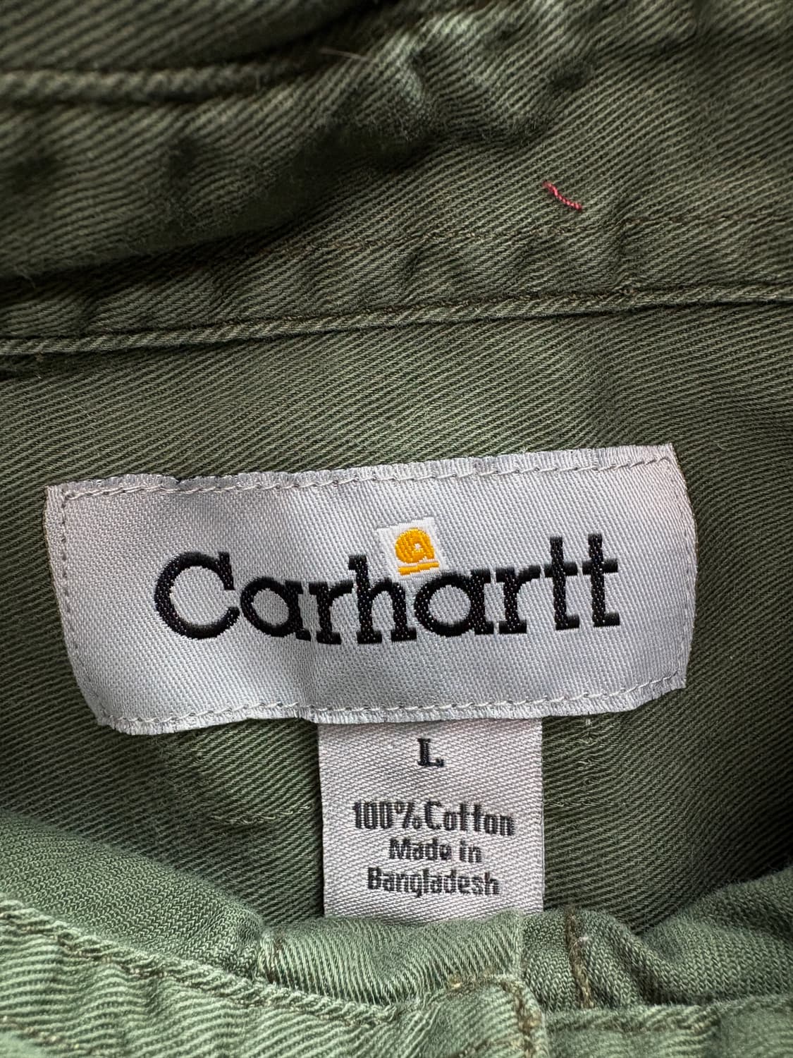 칼하트 워크웨어 롱슬리브 셔츠 카키 3141 상품이미지4