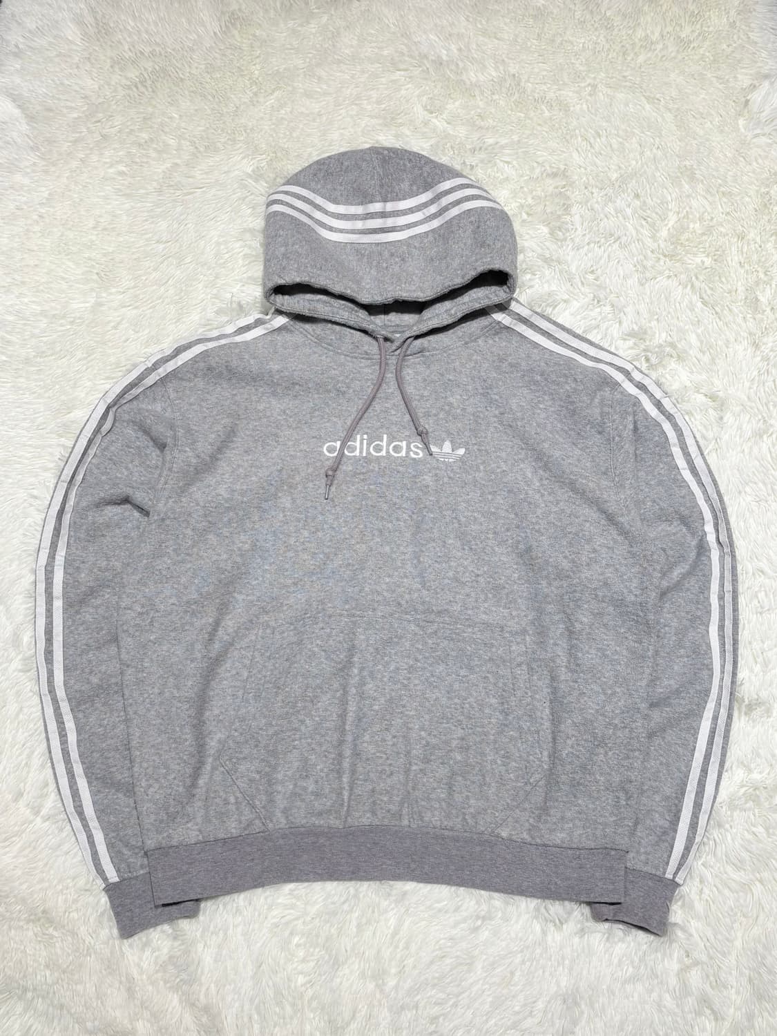 아디다스 빅로고 플리스 후드 상품이미지4