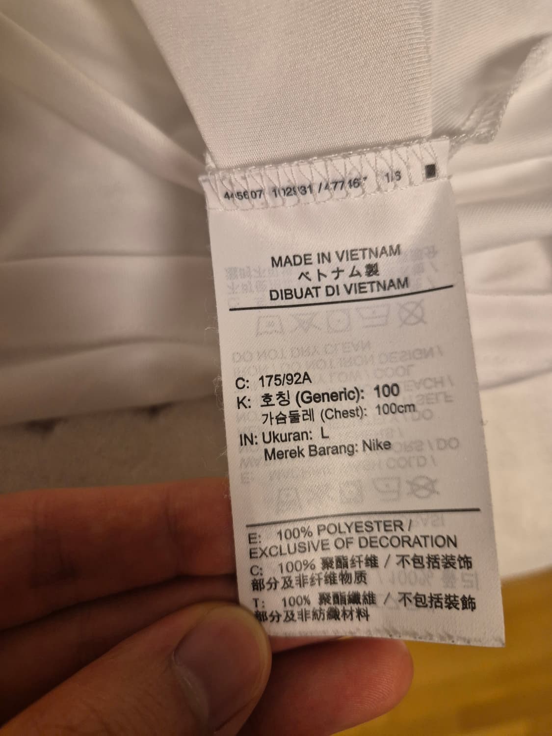 나이키 드라이핏 반팔티 화이트 L 상품이미지5