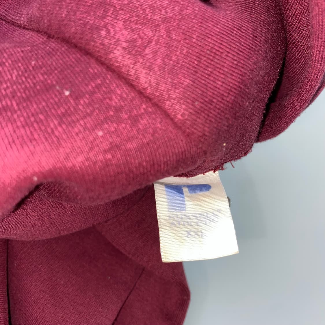 90년대 미제 러셀 에슬레틱 후디 버건디 상품이미지3